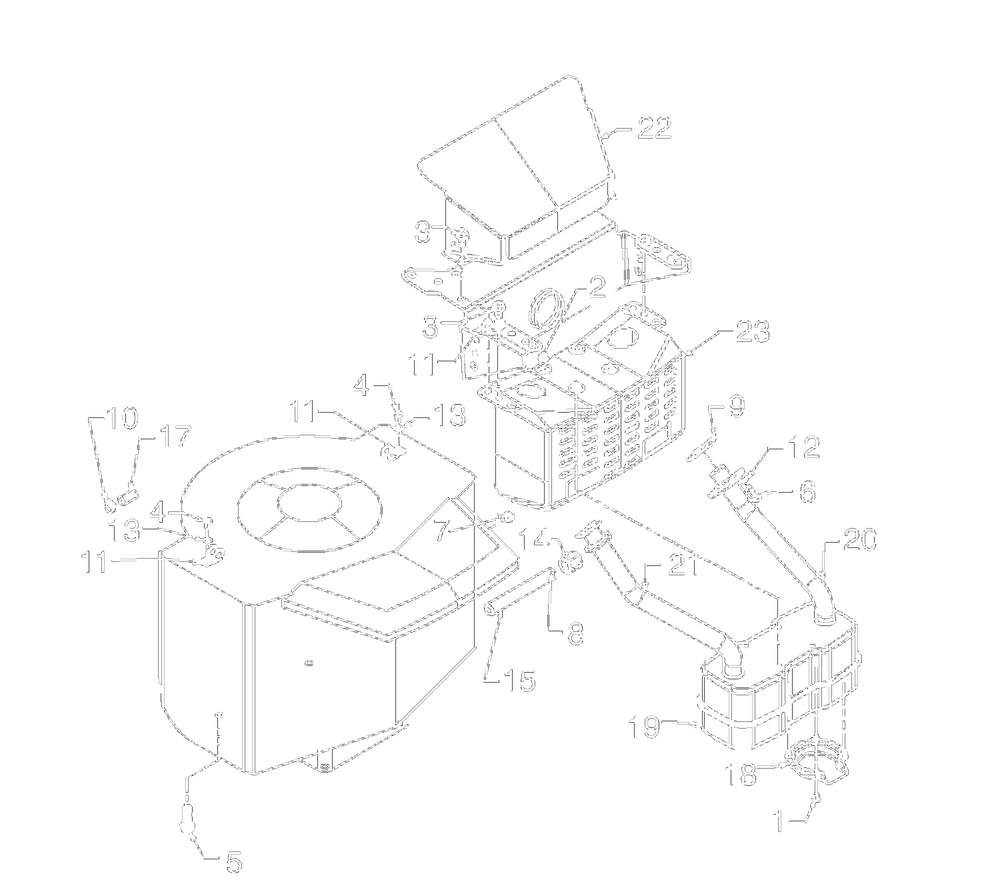 Mufflerandengine Accessories, B&s Twin Cylinder Diagram and Parts List for 13AI675H062 2000 Yard Machines Lawn Tractor
